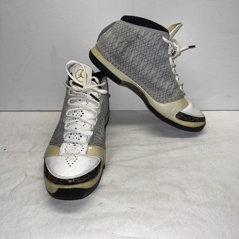 2008 OG Nike Air Jordan XX3 23 White Stealth Grey 318376-102 US 10.5